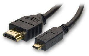Importer520(TM) 6 Feet HDMI Type A to HDMI Micro Type D High Speed Cable with Ethernet For Microsoft Surface with...