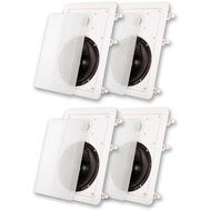 Acoustic Audio MT6 In Wall 6.5" Speaker 2 Pair Pack 2 Way Home Theater 1000 Watt MT6-2PR
