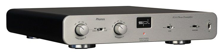 SPL Phonos ProFi MM/MC Adjustable Phono Preamp (Silver)