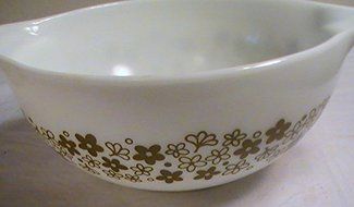 Vintage 1970's " Spring Blossom " 2 1/2 Quart Cinderella Mixing Nesting Batter Bowl #443 N2