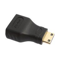 HomeSpot Mini HDMI Adapter Converter, Gold Plated Mini HDMI to HDMI Male to Female Adapter for Raspberry Pi 3...