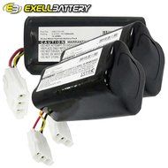 3x Fresh New Exell EBVB-170 9.6V NiMH 1500mAh Vacuum Battery For PANASONIC MC B 20 J, MC-B10P, MC-B20JP Vacuums...