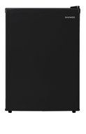 Daewoo - 2.4 Cu. Ft. Compact Energy Star Refrigerator w. Chiller - Jet Black
