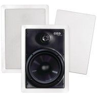1 - 6.5" Weather-Resistant In-Wall Speaker, 10W - 150W per channel, 6.5" polygraphite woofer with butyl rubber...