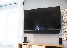 VIVO Universal Sound Bar Bracket Mount Below Wall Mounted TV / Fits 23"-65" (MOUNT-SPSB2) N5
