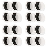 Theater Solutions CS8C In Ceiling 8" Speakers Surround Sound Home Theater 8 Pair Pack 8CS8C