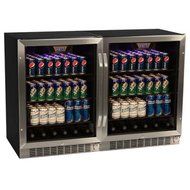 EdgeStar 296 Can Stainless Steel Side-by-Side Beverage Cooler