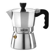 LaCafetiere Stovetop Espresso, Classic Polished, 3 Cup