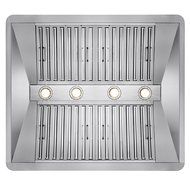 AKDY 36" Stainless Steel Island Mount LED Display Touch Control Kitchen Cooking Fan Range Hood N5