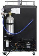 Kegco Homebrew Kegerator Triple Faucet Ball Lock Keg Dispenser Black N9