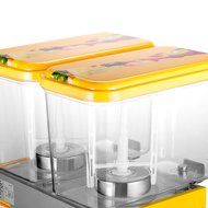 OrangeA Juice Dispenser Commercial Beverage Dispenser with Spigot Drink Dispenser 14.25 Gallon Cold Fruit Juice... N11