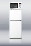 Summit MRF71 19" 4.8 cu. ft. Capacity Top-Freezer Refrigerator with 0.7 cu. ft. Midsized Microwave Frost-free...