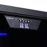 5.49 Cu. Ft. EdgeStar 142 Can Stainless Steel Beverage Cooler - Black and Stainless Steel N2