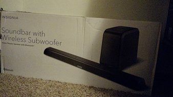 Insignia NS-SB515 2.1-Channel Soundbar with Wireless Subwoofer
