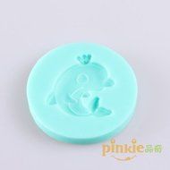 Y&amp;XL&amp;H Dolphin Fondant Cake Chocolate Silicone Molds,Decoration Tools Bakeware N2