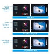 Campark Sports Action Video Camera 4K 30fps Ultra HD WiFi with Wrist Remote Control,Dual Screen,Waterproof upto... N4