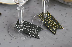 Hortense B. Hewitt Wedding Accessories Silver Foil Polka Dot Favor Cards, Set of 25 N3
