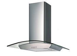 Ancona GCP430 Wall-Mounted Glass Canopy Style Convertible Range Hood, 30-Inch, Stainless Steel N9