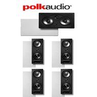 Polk Audio Vanishing Series 5.0 High Performance In-Wall Home Theater Speaker System with Yamaha AVENTAGE RX-A860BL... N2