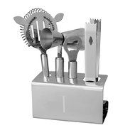 Cathy's Concepts Personalized Stainless Steel Mixology Set, Letter A N4