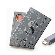 RioRand&reg; USB Rechargeable Flameless Electronic Windproof Cigar Cigarette Lighter (USD Silver)