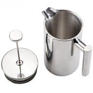 Amfocus French Coffee Press Espresso Maker, Stainless Steel Cafetiere, 350ml N4