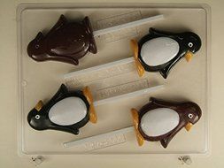 Penguin Lollipops - Chocolate Candy Mold - C167