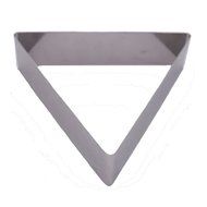Fat Daddio's Stainless Steel Triangle Cake and Pastry Ring, 5.125 Inch x 2 Inch N5