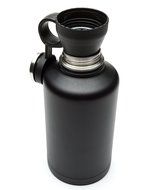 Zak! Designs Vacuum Insulated Growler with Convertible Screw-on Lid, Powder Coated Stainless Steel, Leak-proof... N6