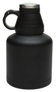 Zak! Designs Vacuum Insulated Growler with Convertible Screw-on Lid, Powder Coated Stainless Steel, Leak-proof... N9