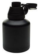 Zak! Designs Vacuum Insulated Growler with Convertible Screw-on Lid, Powder Coated Stainless Steel, Leak-proof... N10