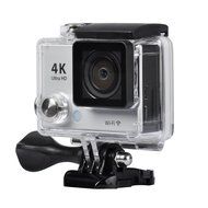 YELIN Wifi Action Camera (Silver) 4K25, 1080p60 170 Degree Lens +Extra 1 Batteries N8