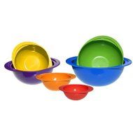 Gourmet Home Products 6-pc. Melamine Multicolor Mixing Bowl Set N3