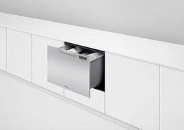 Fisher Paykel DD24SCTX9 24" Drawers Semi-Integrated Dishwasher with 15 Wash Cycles, in Stainless Steel