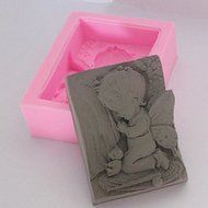 Y&amp;XL&amp;H Little Angel Silicone Soap Mold N2