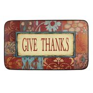 OliveTreeShops Give Thanks Cushioned Chef s Mat
