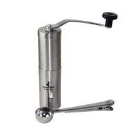 KonaBox Coffee Burr/Mill Manual Coffee Grinder with FREE Bonus Spoon Bag Seal Clip, Stainless Steel, Portable...