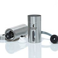 KonaBox Coffee Burr/Mill Manual Coffee Grinder with FREE Bonus Spoon Bag Seal Clip, Stainless Steel, Portable... N3