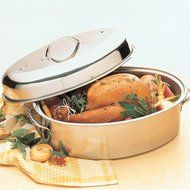 Prime Pacific PPD873 High Dome Stainless Steel Roaster with Rack