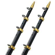 TACO METALS OT-0541BKA15-HD / TACO 15&#039; Telescopic Outrigger Poles HD 1-&frac12;&quot; - Black/Gold