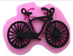 Bicycle Bike Silicone Mold for Fondant, Gum Paste, Chocolate , Crafts