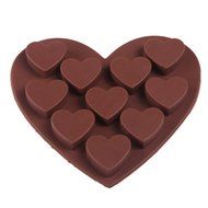 HDE Valentine Hearts Party Novelty Silicone Jello Chocolate Mold Ice Cube Tray