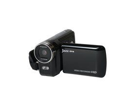 Jazz Hi-Definition Video Camcorder with 2" Swivel LCD, 8MP CMOS Sensor, 4x Digital Zoom