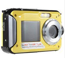 Amkov W599 24MP 2.7 Inch Double Screen Waterproof Anti-shake 16X Zoom 1920x1080 HD Camera