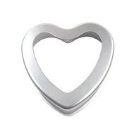 Hanperal 6 Inch Heart Shaped Cake Pan with Removable Bottom