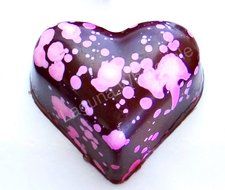 Monique Polycarbonate Chocolate Candy Molds 21 Piece Lovely Valentine Heart. Non-stick - Easy to Unmold - Easy... N2