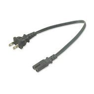 Ziotek - Notebook laptop Power Cord - C7 Figure-Eight Plug - 1FT - 2 Pack