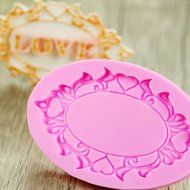 GogoForward Silicone 3D Mirror Frame Fondant Mould Cake Chocolate Baking Decor