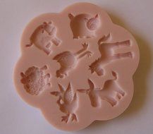 Farm Animals Silicone Mold N2