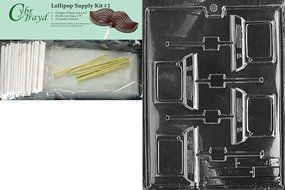Cybrtrayd J026 Computer Lolly Jobs Chocolate Candy Mold